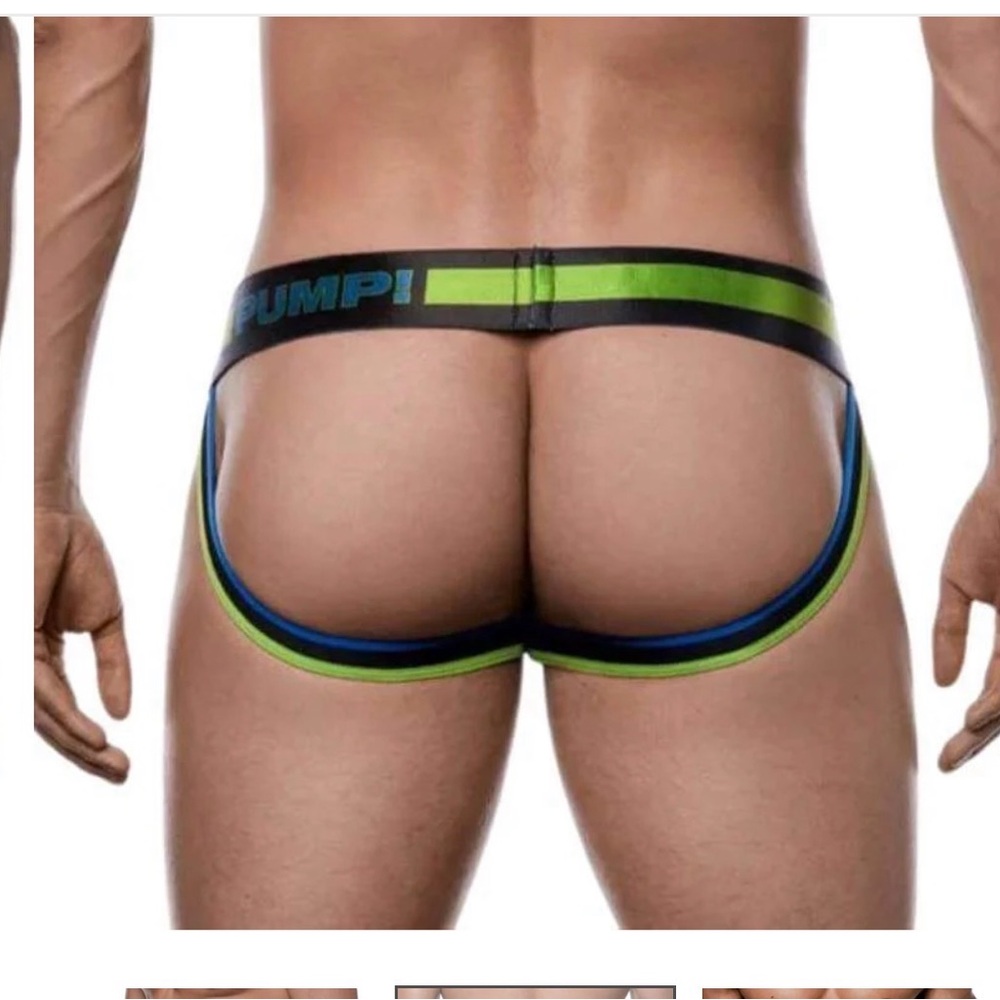 Men's Purple and Green Jockstrap Size Medium New with tags - Picture 3 of 8